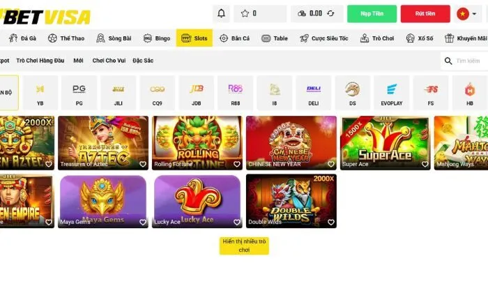 Slots game Betvisa