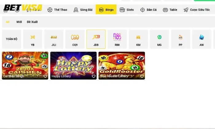 Bingo JDB Betvisa Giới thiệu về Bingo JDB Betvisa