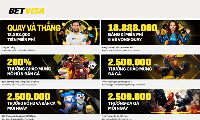 Bingo AW Betvisa Ưu đãi không giới hạn