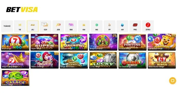Bingo JILI Betvisa Tìm hiểu tổng quan về sảnh Bingo JILI Betvisa