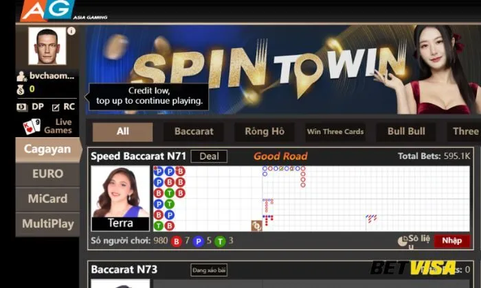 Casino AG Betvisa Chơi cá cược Casino AG Betvisa có tỷ lệ trả thưởng xanh chín
