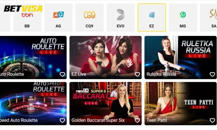 Casino EZ Betvisa Những lý do nên tham gia trải nghiệm game Casino EZ Betvisa