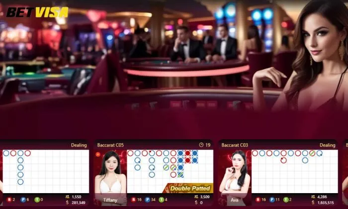 Casino Sexy Betvisa Thử vận may với trò chơi Baccarat tại Casino Sexy Betvisa hấp dẫn nhất