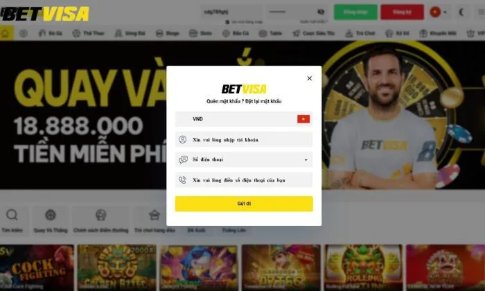 Câu hỏi thường gặp Betvisa Lấy lại mật khẩu Betvisa với các bước đơn giản