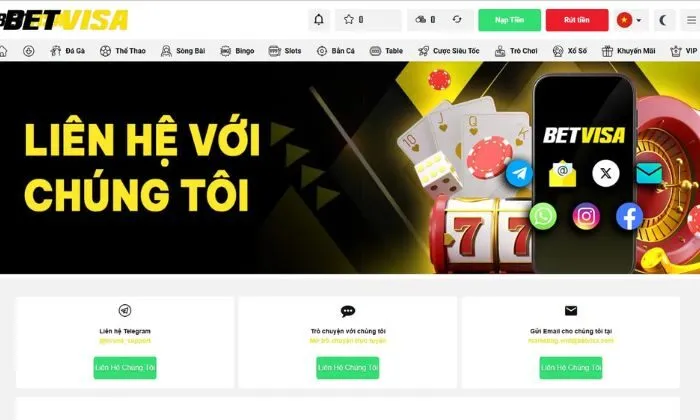 Câu hỏi thường gặp Betvisa Giới thiệu các phương thức liên hệ với Betvisa