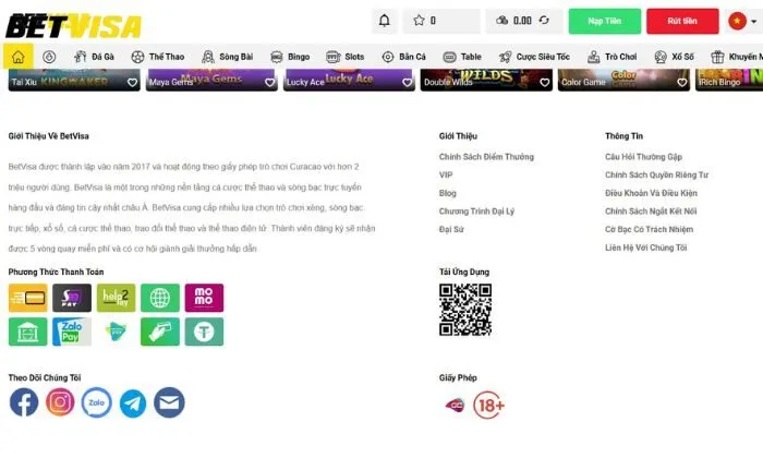 Giới thiệu Betvisa Nguyên tắc hoạt động của Betvisa