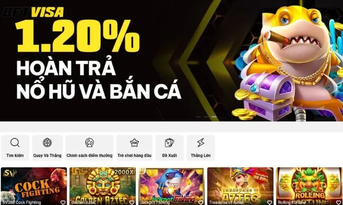 Giới thiệu Betvisa Giao diện hiện đại ấn tượng của Betvisa