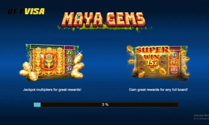 Maya Gems Betvisa Đôi nét thông tin về game nổ hũ Maya Gems Betvisa