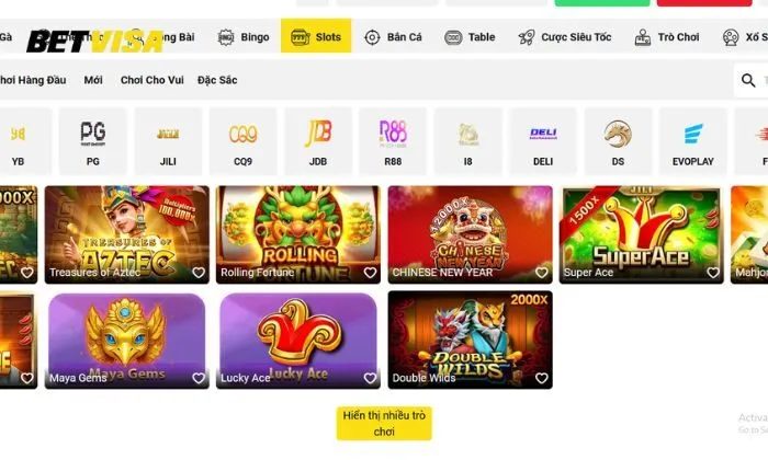 Maya Gems Betvisa Tìm kiếm và chọn game Maya Gems ngay tại giao diện chính của Betvisa