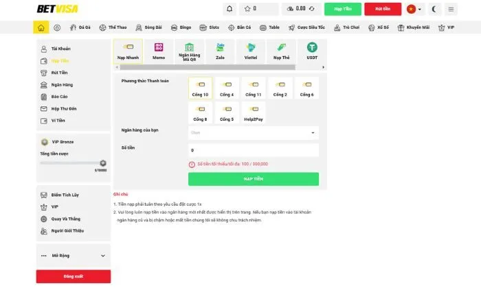 thể thao IGK Betvisa Nạp tiền để đặt cược liên tục tại Betvisa