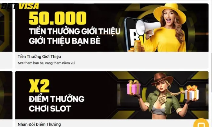 tiền thưởng giới thiệu bạn bè Betvisa Chi tiết khuyến mãi tiền thưởng giới thiệu bạn bè Betvisa
